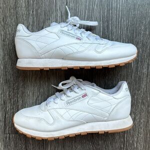 Reebok White Leather Sneakers